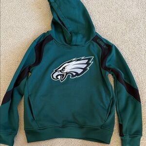 NFL Green and Black Eagles Kids Hoodie